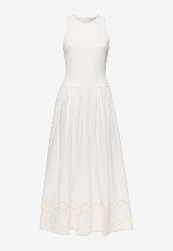 Pegasus Embroidered Midi Dress