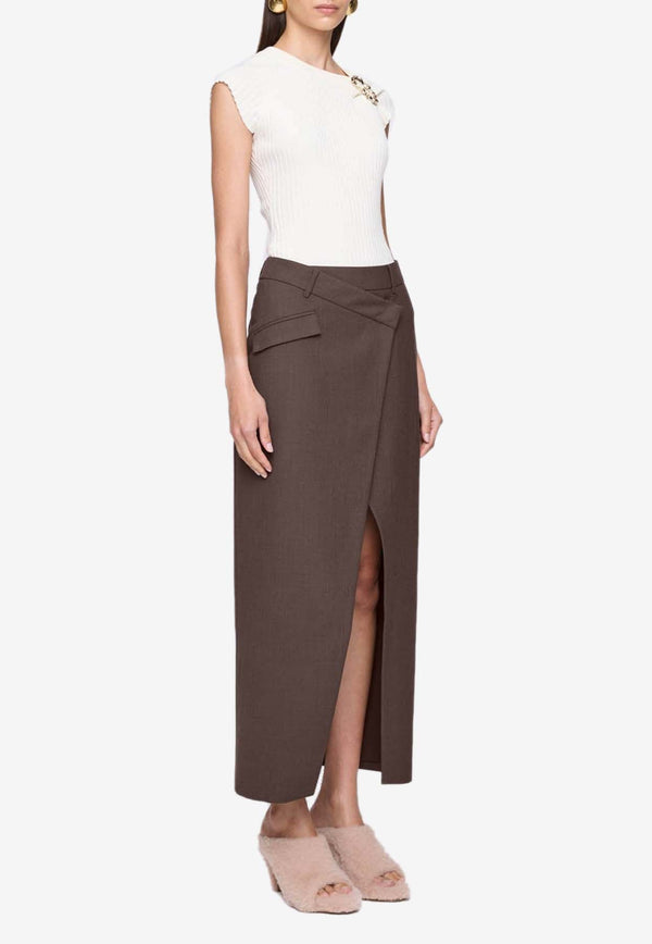 Mia Midi Wrap Skirt