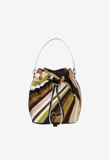 Yummy Iride Print Bucket Bag