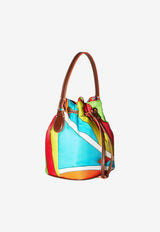 Yummy Iride Print Bucket Bag