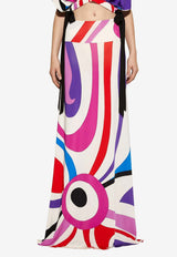 Marmo Print Maxi Skirt