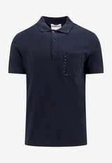 Rockstud Short-Sleeved Polo T-shirt