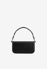 Locò Crystal VLogo Leather Shoulder Bag