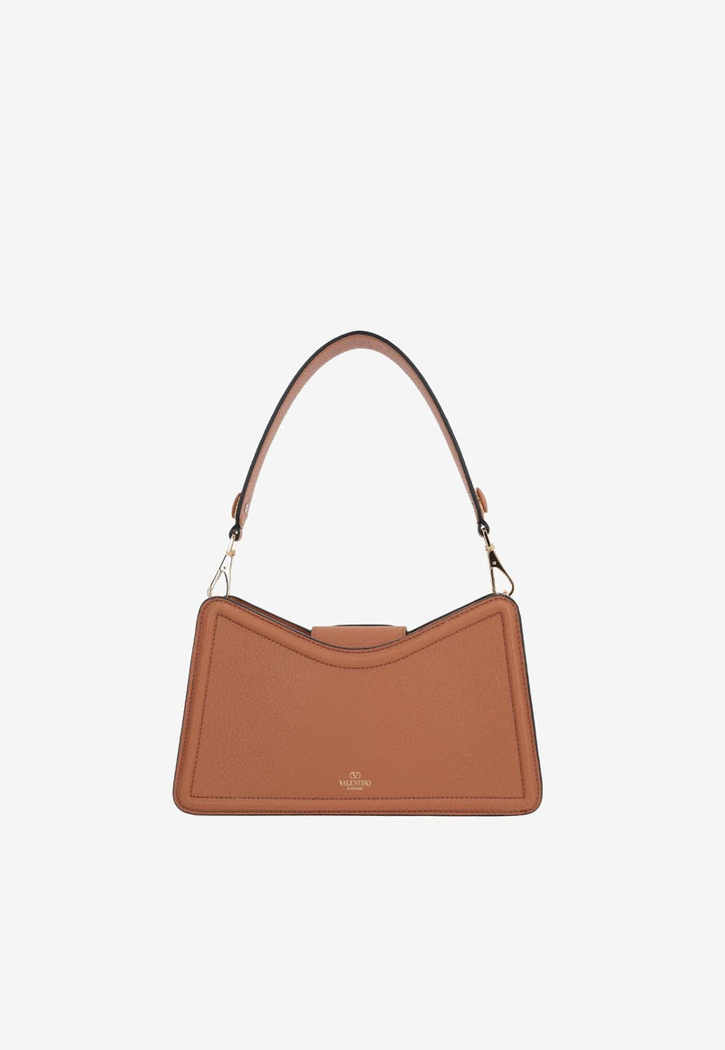 VLogo Shoulder Bag in Calf Leather