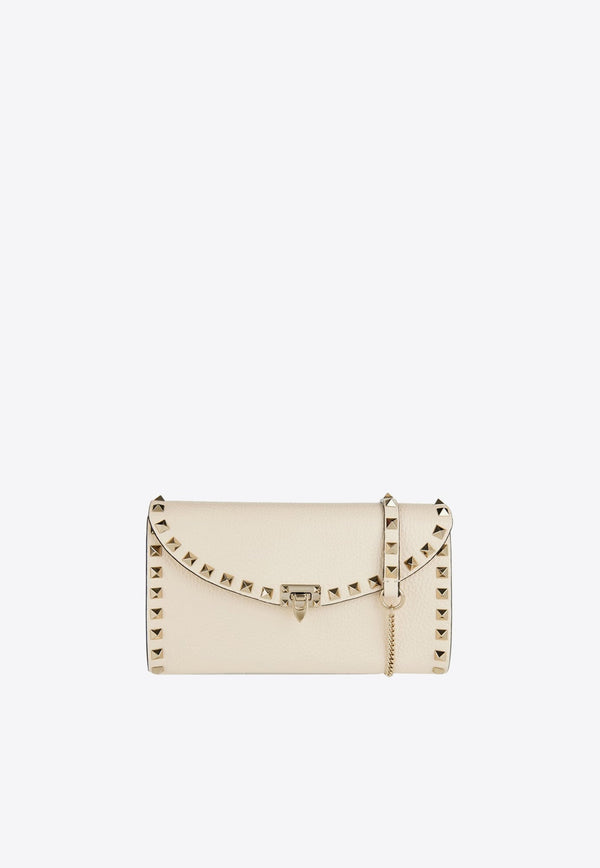 Rockstud Fold over Top Crossbody Bag