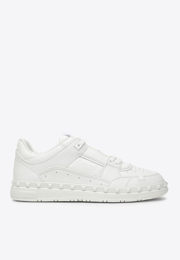 Freedots Leather Low-Top Sneakers