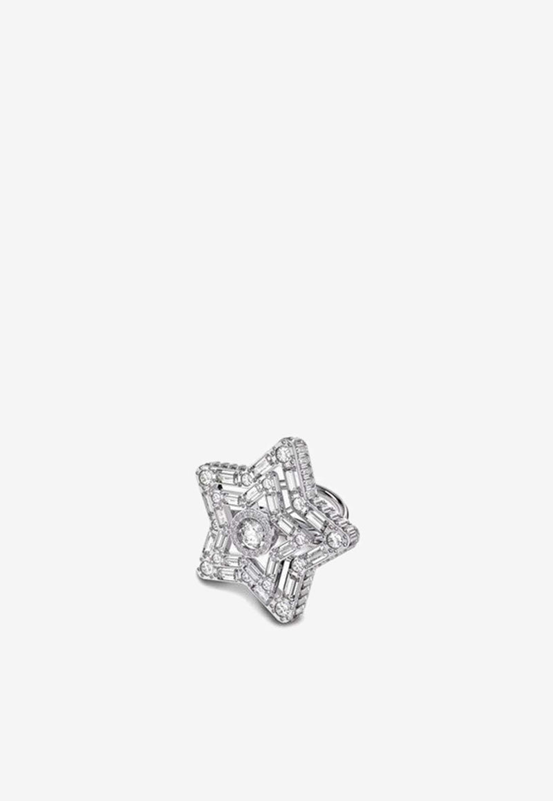 Star Cocktail Crystal Embellished Ring