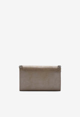 Falabella Faux Leather Chain Clutch