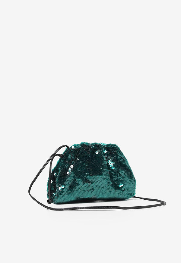 Sequin Embellished Crossbody Bag