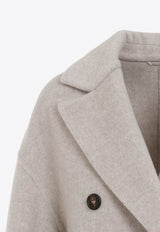 Double-Breasted Wool Coat