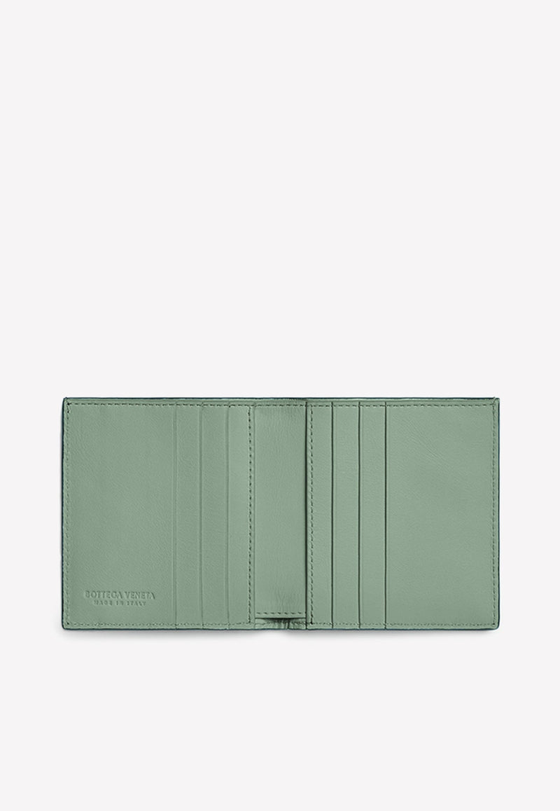 Slim Bi-Fold Wallet in Intrecciato Leather