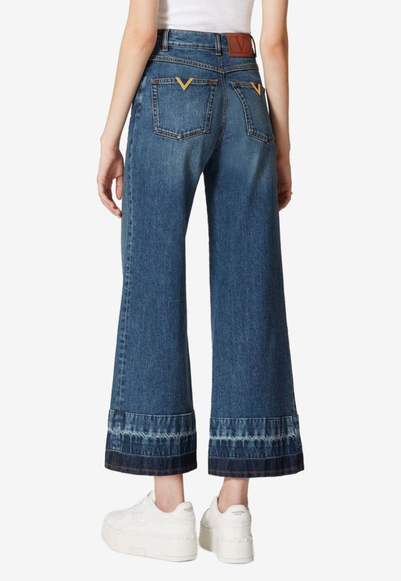 High-Rise Wide-Leg Jeans