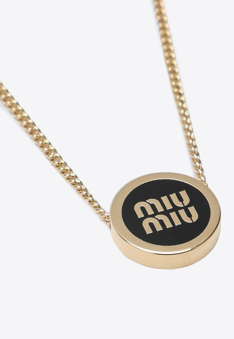 Logo Pendant Necklace