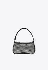 Eva Crystal-Embellished Top Handle Bag