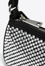 Eva Crystal-Embellished Top Handle Bag