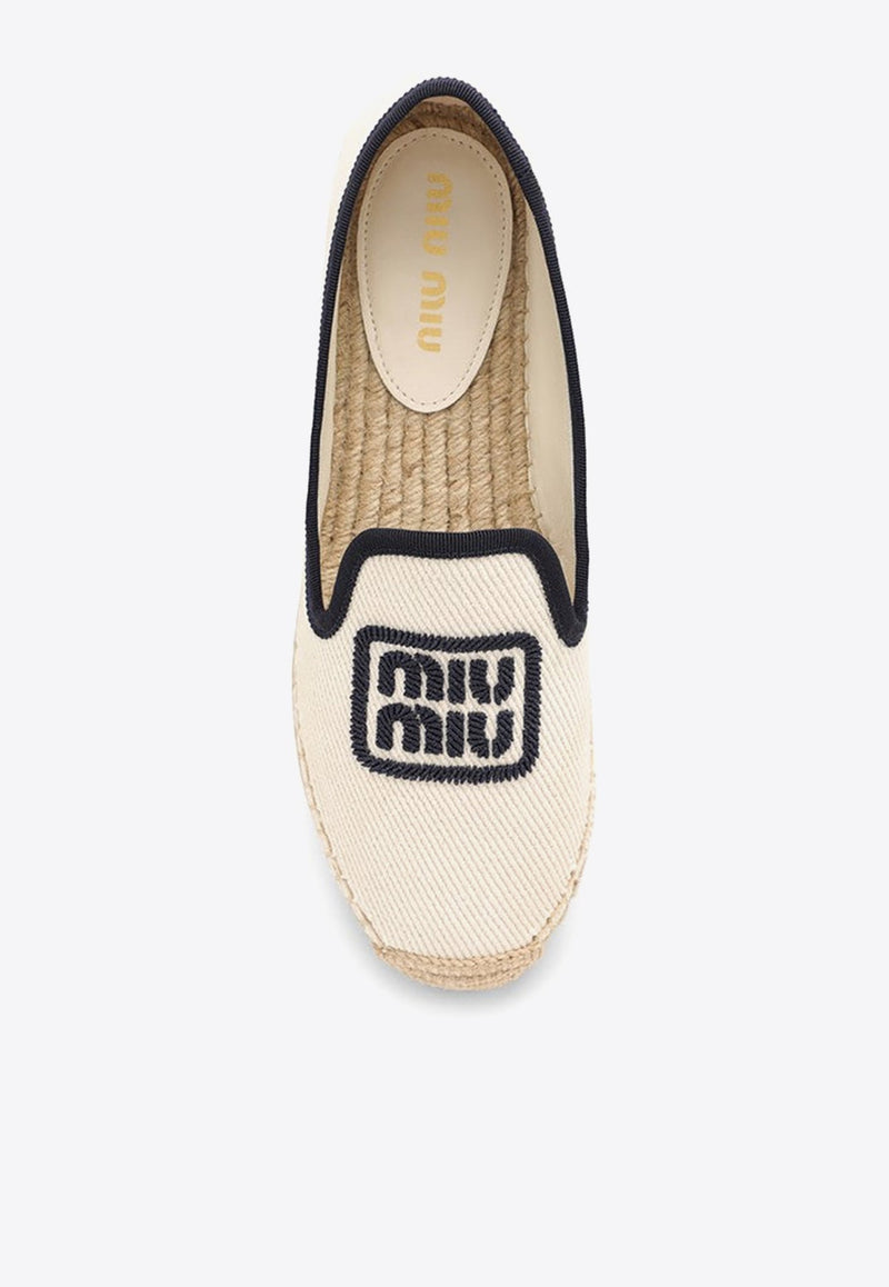 Logo Embroidered Espadrilles