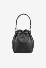 Locò VLogo Bucket Bag in Calf Leather