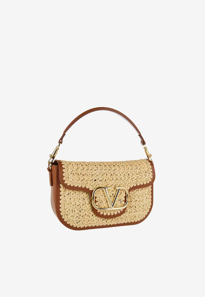 Alltime Woven Raffia Top Handle Bag