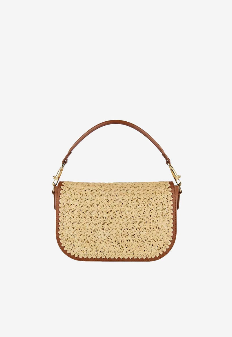 Alltime Woven Raffia Top Handle Bag