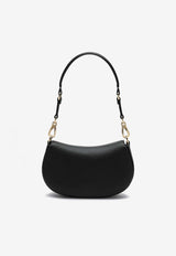 Small Ohval Calf Leather Shoulder Bag