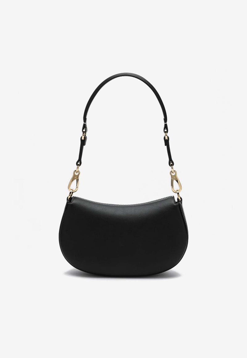 Small Ohval Calf Leather Shoulder Bag