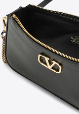 Mini VLogo Signature Crossbody Bag in Calf Leather