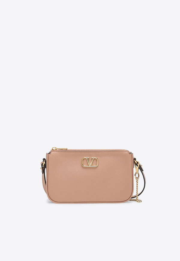 Mini VLogo Signature Crossbody Bag in Calf Leather