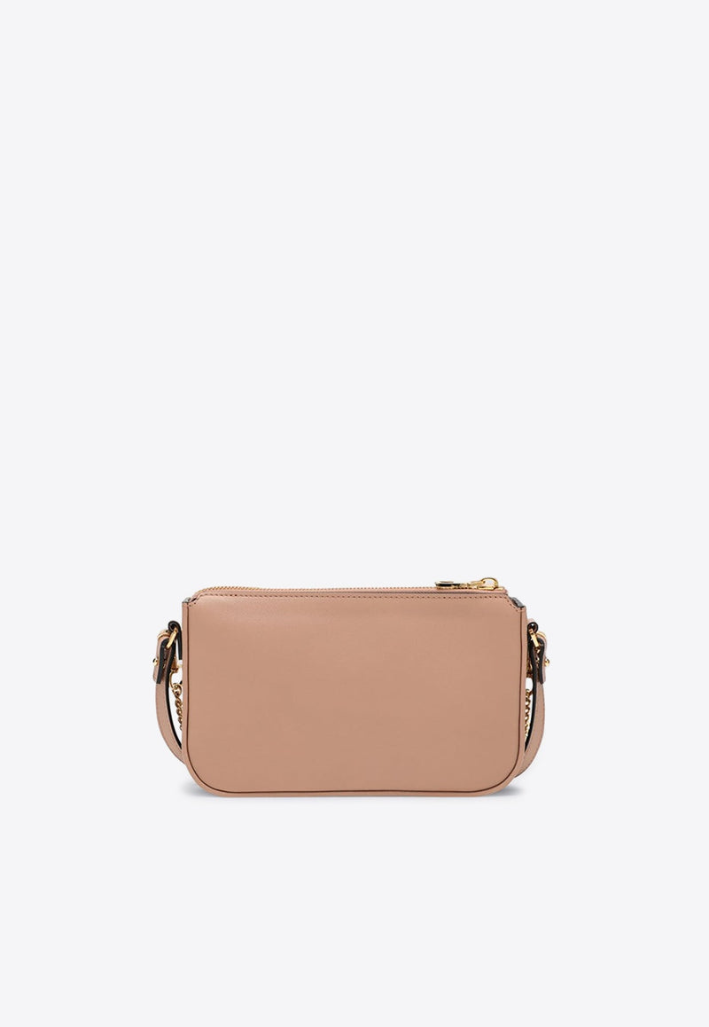 Mini VLogo Signature Crossbody Bag in Calf Leather