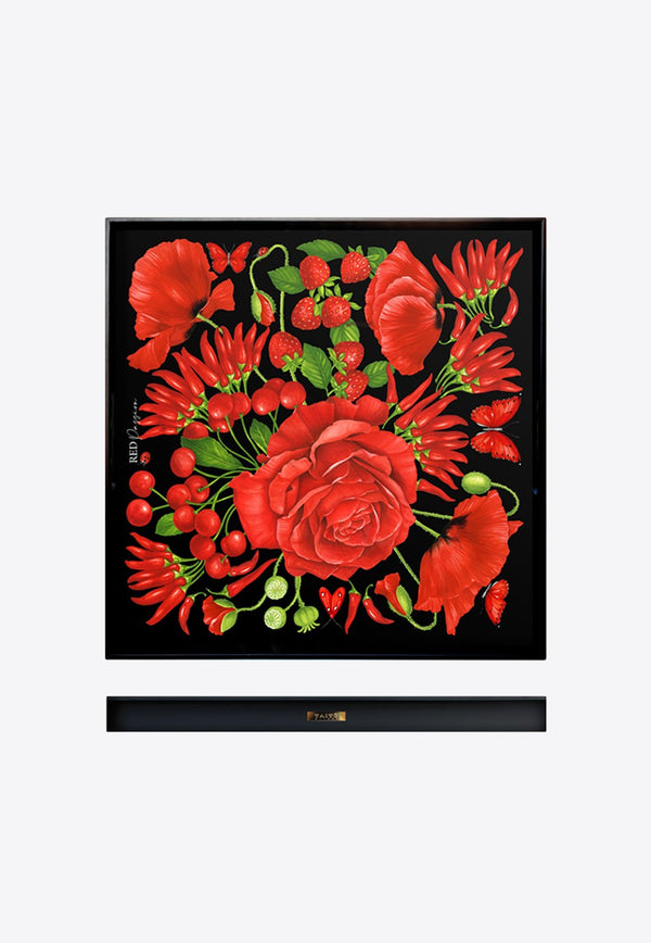 Red Passion Square Tray