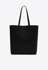 East/West Calf Leather Tote Bag