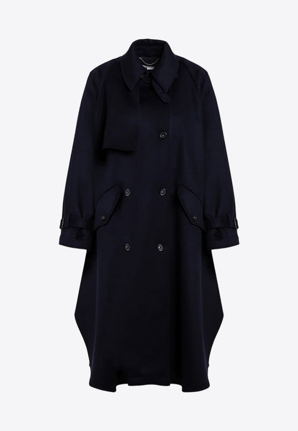A-line Double-Breasted Trench Coat