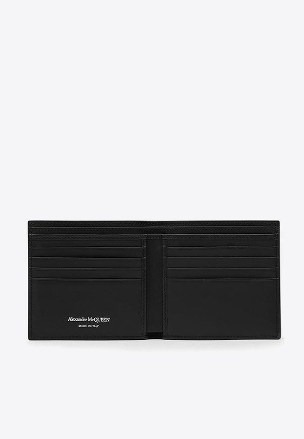 Studded Bi-Fold Leather Wallet