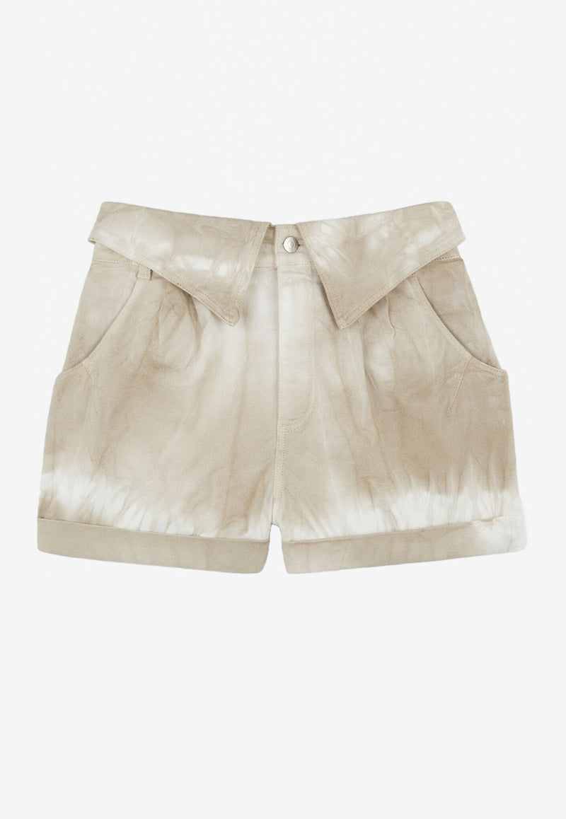 Tie-Dye Shorts in Organic Cotton