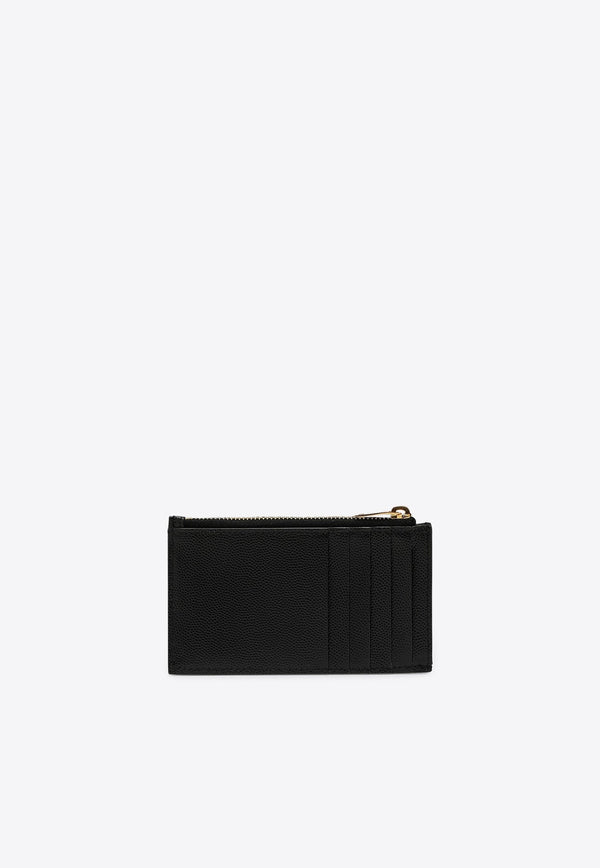 Cassandre Quilted Leather Zip Cardholder