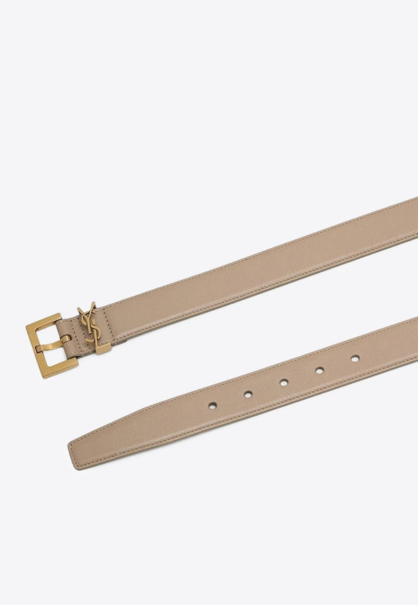 Cassandre Smooth Leather Belt