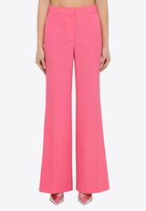 Wool-Blend Palazzo Pants