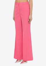 Wool-Blend Palazzo Pants