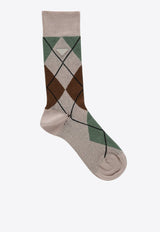 Argyle Pattern Socks