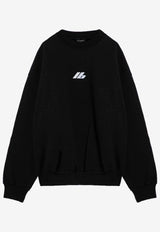 Oversized Logo Crewneck Sweatshirt