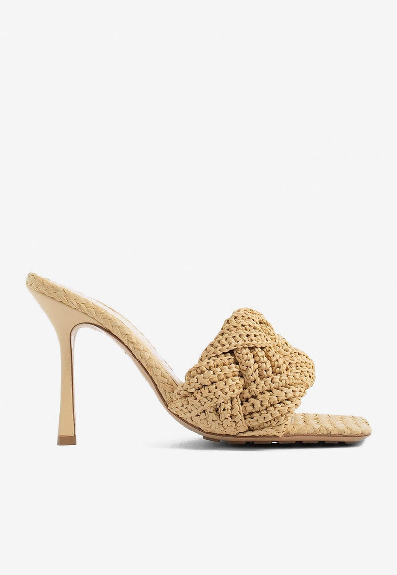 Lido 90 Raffia Intrecciato Mule