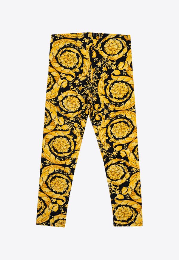 Baby Girls Barocco Print Leggings