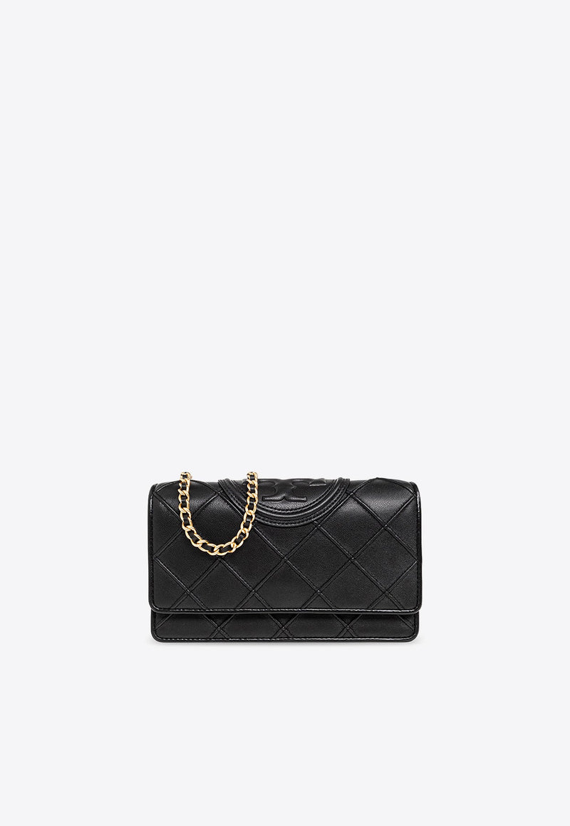 Fleming Quilted Leather Chain Clutch