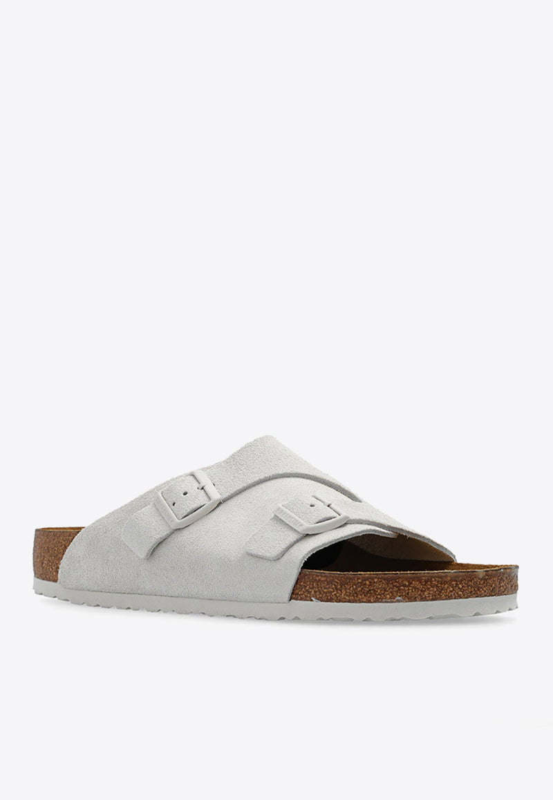 Zurich Double-Strap Leather Slides