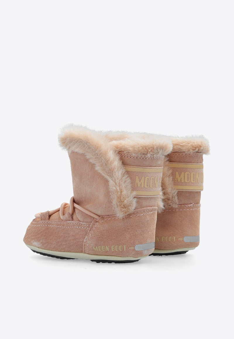 Girls Crib Suede Ankle Boots