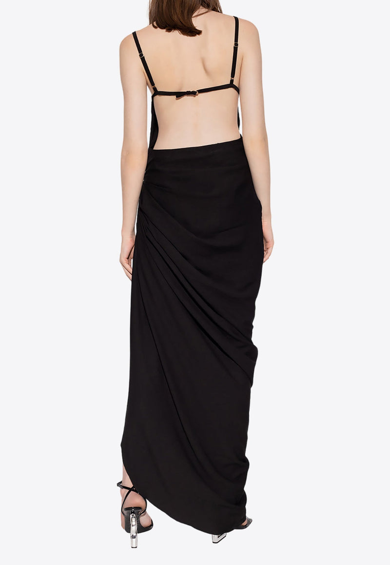 Saudade Maxi Draped Dress