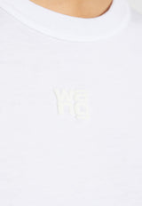 Puff Logo Shrunken Crewneck T-shirt