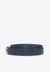 Gancini Leather Belt