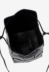 Small Cassette Intreccio Leather Bucket Bag