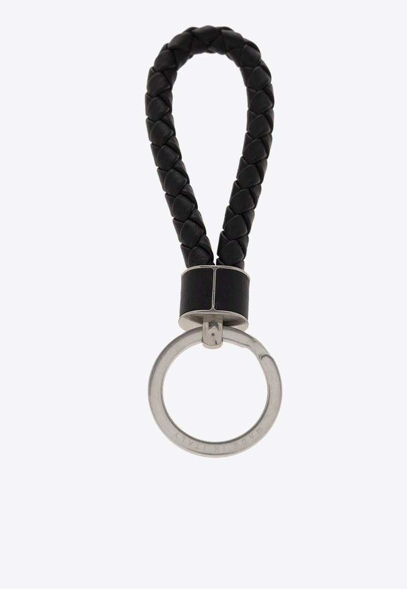 Intreccio Leather Key Ring