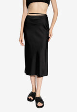 La Jupe Notte Slit Midi Skirt